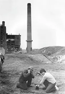 Detonator: Chimney demolition at Hayle, Cornwall
