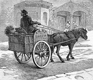 Sweeps: CHIMNEY SWEEP IN CART