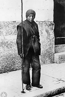Sweeper: Chimney sweeper in Paris, 1870