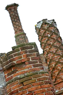 Framlingham: Chimneys at Framlingham Castle