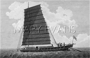 Sampan: CHINA BOAT/SAMPAN, 1787