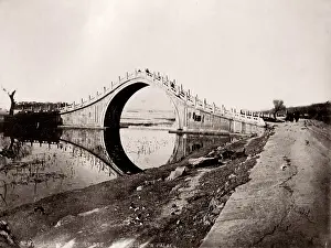 Humpback: China c.1880s - bridge, Summer Palace, Peking, Beijing