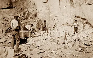 Tregargus: China clay quarry, Tregargus Valley, St Stephen, Cornwall