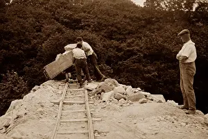 Tregargus: China clay quarry, Tregargus Valley, St Stephen, Cornwall