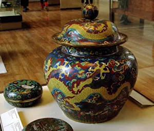 Ming: China. Cloisonne Jar. Ming dynasty, Xuande period (1426-35 A