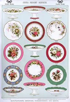 Dessert: China Dessert Services, Plate 19