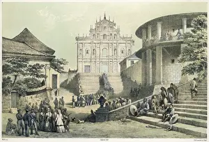 Macao: CHINA/MACAO/CONVENT 1850