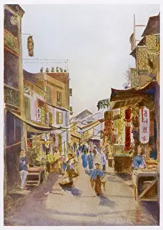 Awnings: CHINA/MACAO STREET SCENE