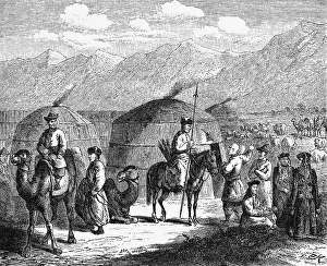 Nomads: China, nomads with yurts in the mountains, 2nd