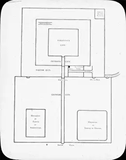 Denotes: China - Sketch map of Peking