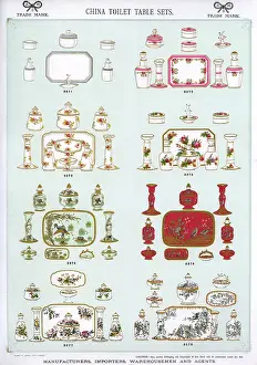 Wash: China Toilet Table Sets, Plate 58