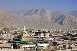 Zhonghua: CHINA. Xiahe. Monastery of Labrang. The Silk