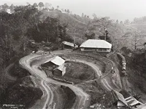 Darjeeling: Chinbatti loop, tracks on Darjeeling Railway, railroad