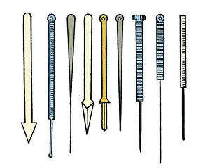 Colorization: Chinese Acupuncture, Nine Needles