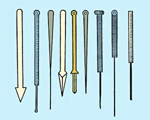 Colorization: Chinese Acupuncture, Nine Needles
