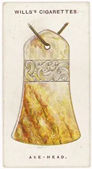 Amulets: Chinese axe-head amulet, protection against witchcraft