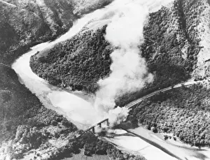 Nanking: Chinese bridge bombed