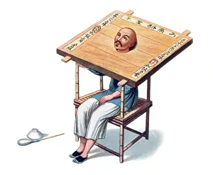 Punishing: Chinese Cangue, 1799