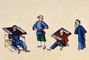 Punishing: Chinese Cangue, 18th Century