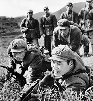 Ideologies: Chinese Communist military training exercise. ?