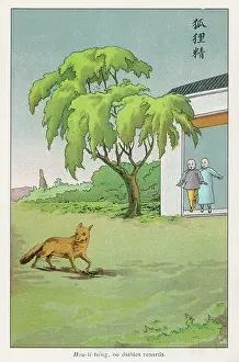 Perceptive: Chinese demon in the form of a fox