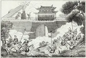 1130: Chinese Emperor Wu Wang using gunpowder