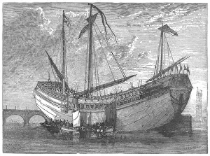 Toyshop: The Chinese junk, River Thames, London