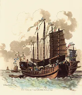 Fore: Two Chinese Junks