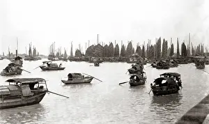 Pump Park Photography: Chinese junks, circa 1890s
