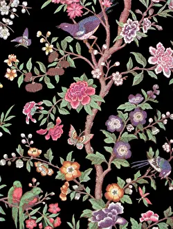 Magpie: Chinese magpie wallpaper design