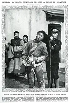 Pigtail: Chinese man losing pigtail by force