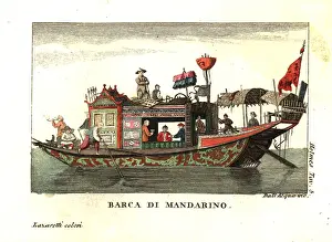 Tartary: Chinese mandarin's barge