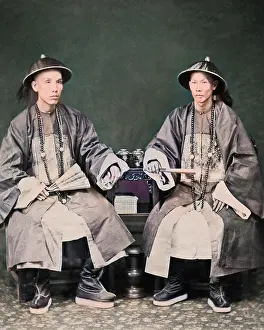 Beads: Two Chinese men