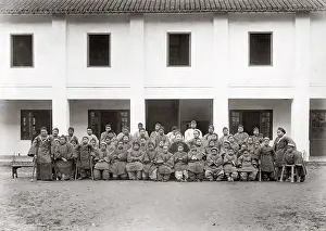 Baoding: Chinese mission school, near Baoding, China c.1900