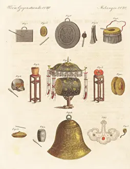 Cymbals: Chinese musical instruments, 1800s