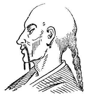 Psyche: Chinese, phrenological portrait, 1902