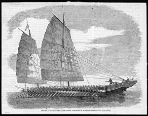 Ruffians: CHINESE PIRATE BOAT 1857