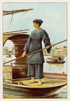 Sampan: CHINESE SAMPAN GIRL