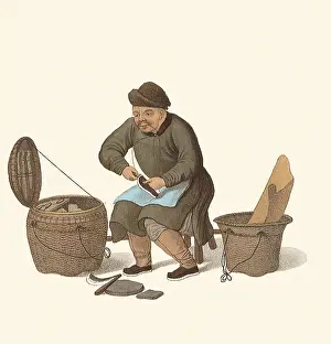 Stitching: Chinese Shoemaker