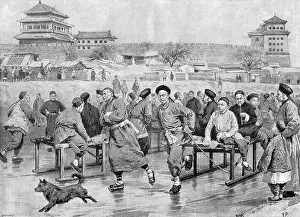 Sledging: Chinese Skaters 1896