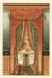 Masque: Chinese-style wall hanging, circa 1900