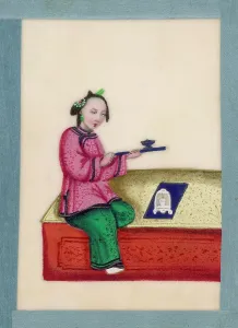 Divan: CHINESE WOMAN SMOKING