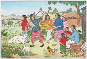 Communal: CHINESE WOMEN ON FARM