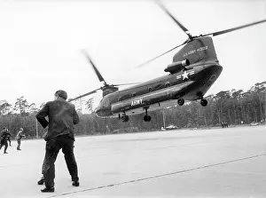 Chopper: Chinock helicopter of US army