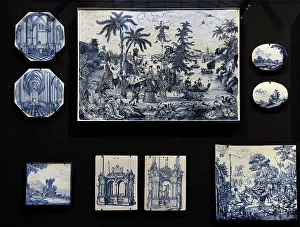 Chinoiserie: Chinoiserie. 17th century. Ceramic. Rijksmuseum. Amsterdam