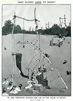 Contraptions: The Chipmunk Bagger by Heath Robinson