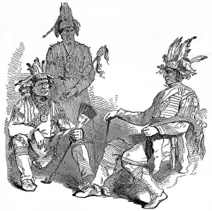 Plead: Three Chippewa Indian chiefs at Montreal 1849