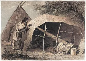 Chippewa: Chippewa magician, 1856
