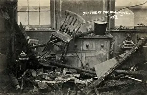 Charred: Chipping Norton Workhouse fire damage