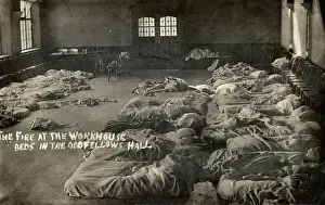 Bedding: Chipping Norton Workhouse - post-fire temporary beds